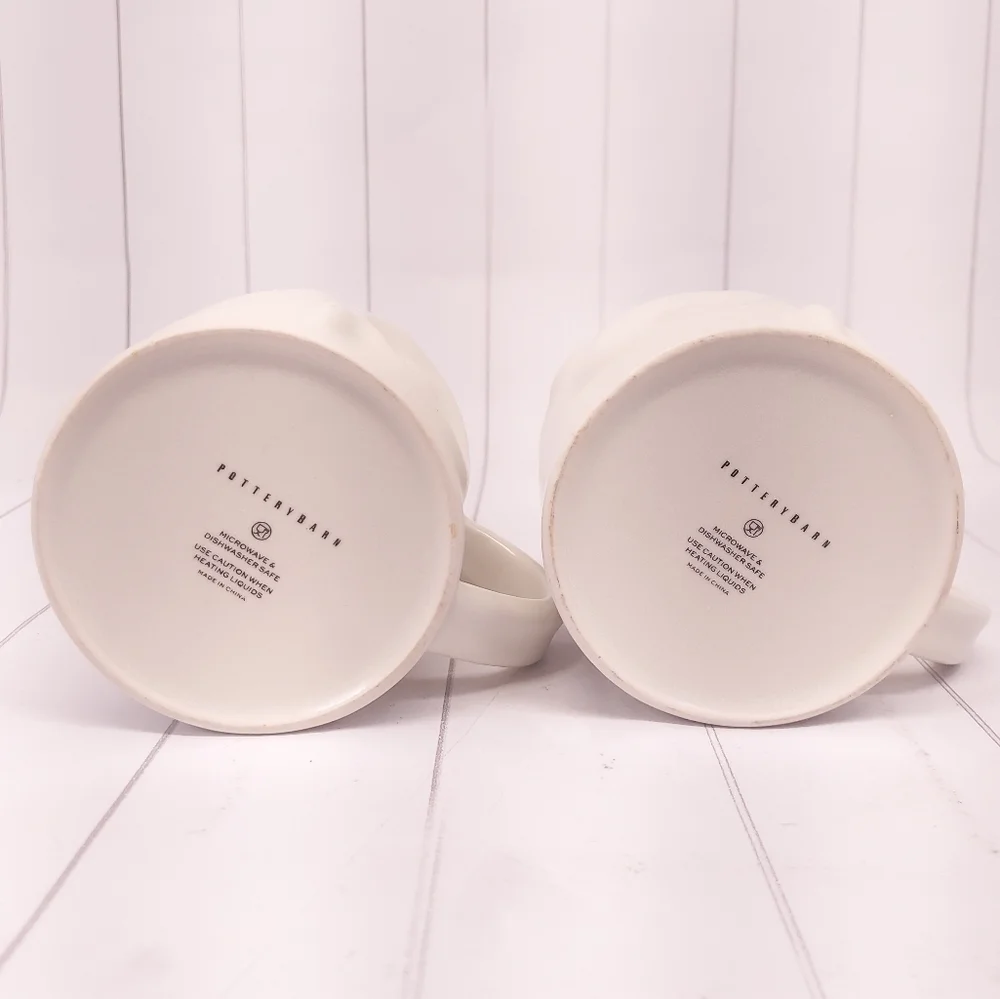 Pottery Barn Owl Mugs Set of 2